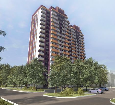 Многоквартирный дом, ул. Крупской