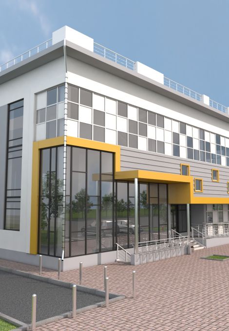 Общественно-торговый центр, пр-кт Строителей, д. 16в